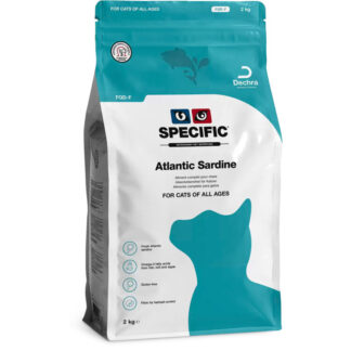 Корм для кошек Dechra SPECIFIC FQD-F ATLANTIC SARDINE 2 кг без глютена с сардинами