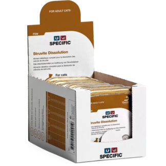 Dechra Specific FSW Struvite Dissolution, 7 x 100 г, пищевая добавка для растворения струвитных камней