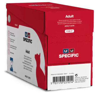 Влажный корм для взрослых кошек Dechra Specific FXW-P Adult 85 г x 12