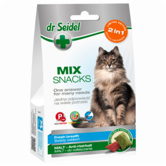 DermaPharm DR SEIDEL СРЕДСТВА ДЛЯ КОШЕК СМЕСЬ 2 В 1 ДЛЯ СВЕЖЕГО ДЫХАНИЯ И КОМФОРТНОГО 60 Г