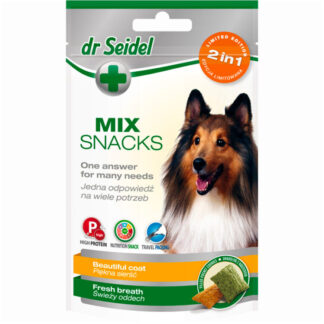 DermaPharm DR SEIDEL СРЕДСТВА ДЛЯ СОБАК СМЕСЬ 2 В 1 ДЛЯ КРАСИВОЙ ШЕРСТИ И СВЕЖЕГО ДЫХАНИЯ 90 Г