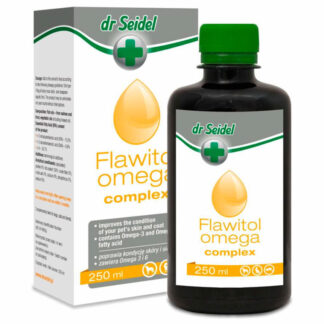 DermaPharm dr Seidel FLAWITOL OMEGA COMPLEX 250 мл Здоровая кожа, красивая шерсть, иммунитет