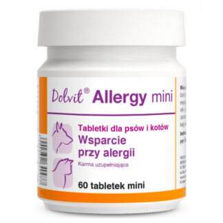 Dolfos ALLERGY MINI 60 TABLETS – поддержка от аллергии у собак и кошек DOLVIT