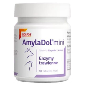 Dolfos CANIS/CAT AMYLADOL MINI 90 TABLETS пищеварительные ферменты для мелких собак и кошек