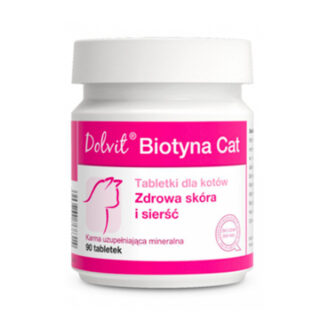 Dolfos DOLVIT CAT BIOTIN 90 МИНИ-ТАБЛЕТКИ для здоровой кожи и шерсти