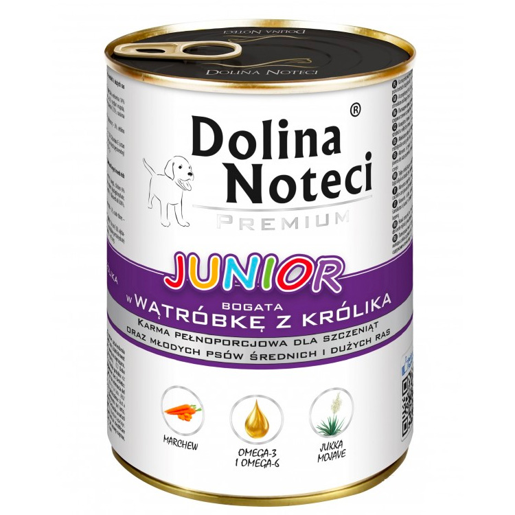 Долина Ноцеци PREMIUM JUNIOR RICH IN RABBIT LIVER 400 G