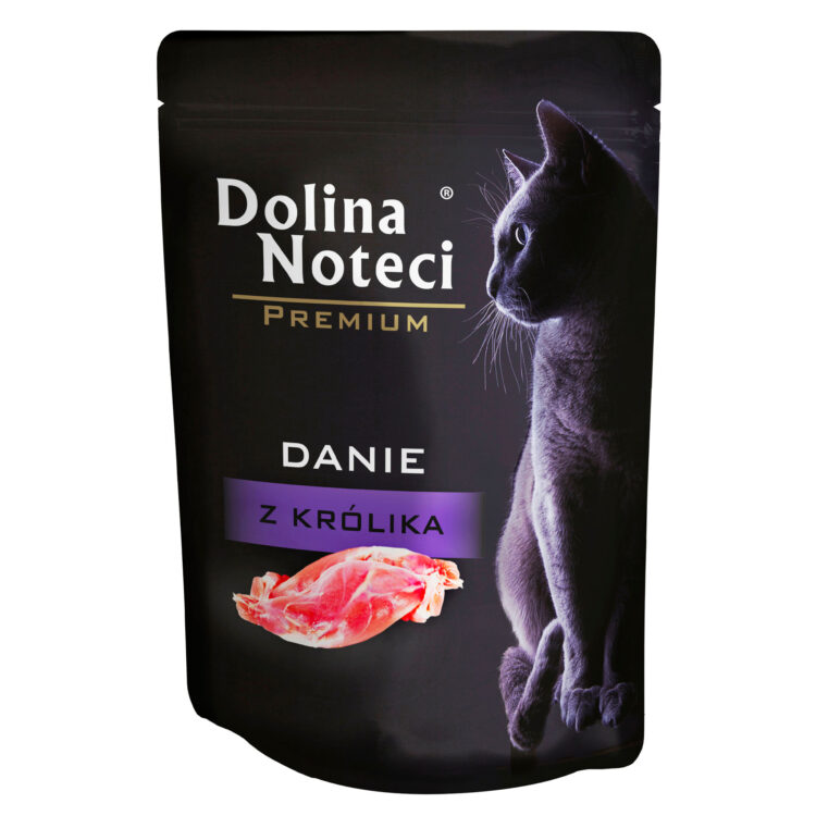Dolina Noteci PREMIUM CAT POUCH 85 G RABBIT DISH