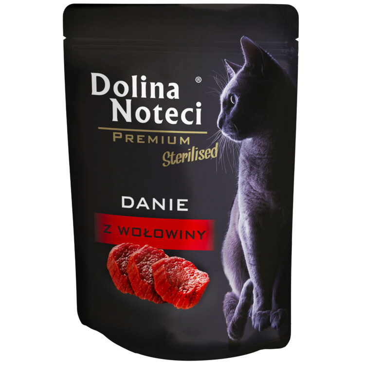 Dolina Noteci PREMIUM CAT STERILISED POUCH 85 G BEEF DISH