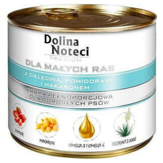 Долина Ноцеци ПРЕМИУМ КОРМ ДЛЯ МЕЛКИХ ПОРОД С ТЕЛЯТИНОЙ, ПОМИДОРАМИ И МАКАРОНАМИ 185 Г