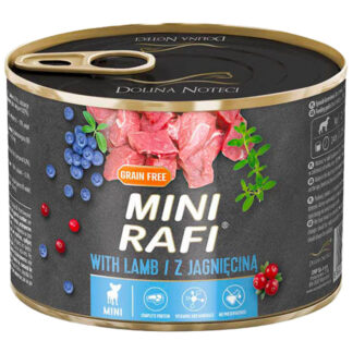 Dolina Noteci RAFI MINI CAN FOR DOGS WITH LAMB 185 G