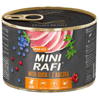 Dolina Noteci RAFI MINI CAN FOR DOGS WITH DUCKS 185 G
