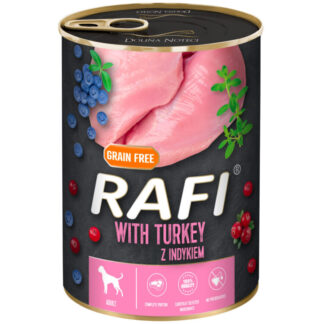 Dolina Noteci RAFI DOG CAN 400 G TURKEY PATE