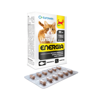 Eurowet WITA-VET ЭНЕРГИЯ ДЛЯ КОШЕК 60 ТАБЛЕТОК рост, беременность, лактация, жизненная сила