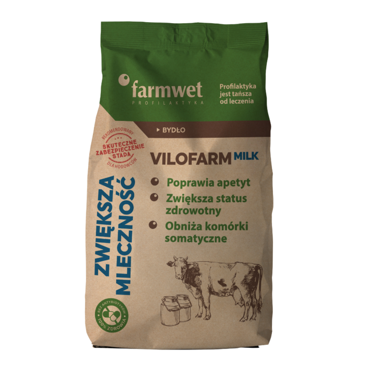 Farmwet VILOFARM MILK 20 KG увеличивает надои молока