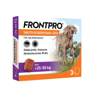 Берингер ФРОНТПРО ДЛЯ СОБАК 25-50 КГ 3 ШТ. таблетки от блох и клещей