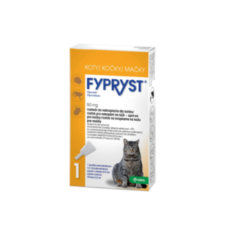 Krka FYPRYST 50 MG CAT 12 PIPETTE капли от блох и клещей