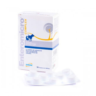 Geulincx ENTEROMICRO 32 таблетки пробиотик + пребиотик для собак и кошек