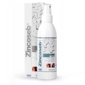 Geulincx ZINCOSEB SPRAY 200 мл успокаивающая жидкость для жирной и зудящей кожи для собак и кошек *РАСПРОДАЖА*