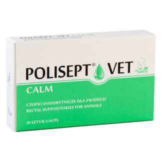 JM Sante POLISEPT VET CALM (10 шт.) Суппозитории с КБД для собак и кошек