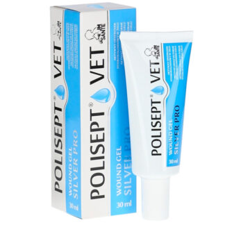 Гелевая повязка для ран JM Sante POLISEPT VET WOUND GEL SILVER PRO 30 мл