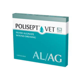 JM Sante POLISEPT VET повязка для ран с альгинатом кальция и ионами серебра (AL/AG) 3 шт.