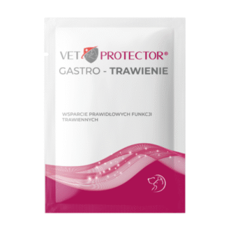 JM Sante VET PROTECTOR GASTRO – DIGESTION 5 г пакетик для дегельминтизации, смены корма, чувствительных перианальных желез