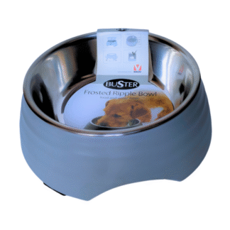 Kruuse MELAMINE BOWL RIPPLE, GREY, M BUSTER