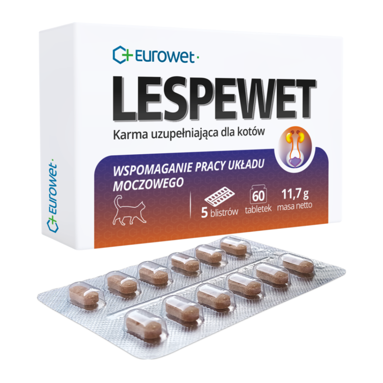 Eurowet LESPEWET 60 ТАБЛЕТОК мочегонный препарат для кошек