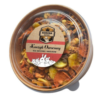 Natural-Vit КОРОНА ПРИРОДЫ ЛАКОМСТВА ДЛЯ ГРЫЗУНОВ – КОРЗИНА ФРУКТОВ 200 Г смесь сухофруктов