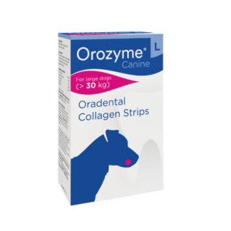 OROZYME COLLAGEN STRIPS L коллагеновые жевательные полоски против заболеваний полости рта