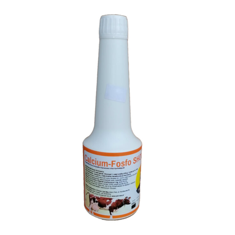 OptiMax CALCIUM FOSFO SHOT 500 г для коров с дефицитом кальция или фосфора
