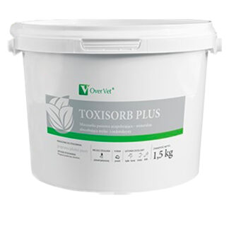 Over Vet TOXISORB PLUS 1,5 кг танины конского каштана поддерживают пищеварение у коров, подвергшихся воздействию микотоксинов