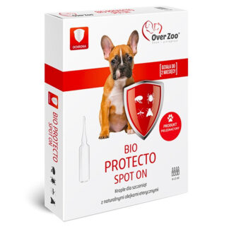 Капли от насекомых Over Zoo BIO PROTECTO SPOT ON для щенков 4 x 1 мл
