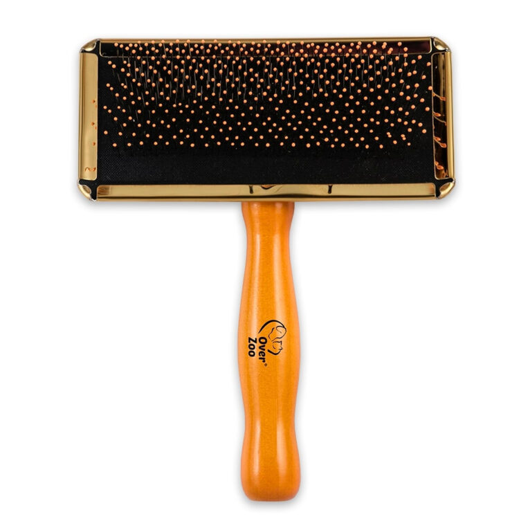 ЩЕТКА Over Zoo С МЕТАЛЛИЧЕСКИМИ ИГЛАМИ И ШАРИКАМИ L