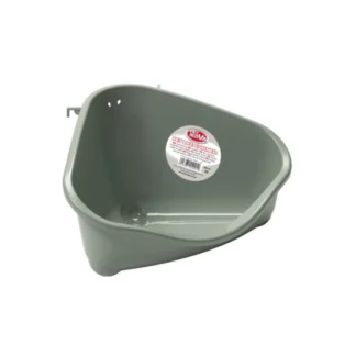 УГЛОВОЙ ТУАЛЕТ Pet Nova ДЛЯ МОНТАЖА В КЛЕТКУ, размер M, серый (p-petcorner-medium-gr)