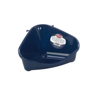 УГЛОВОЙ ТУАЛЕТ Pet Nova ДЛЯ УСТАНОВКИ В КЛЕТКУ, размер S, темно-синий (p-petcorner-small-bl)