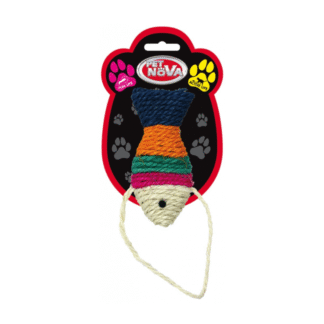 Игрушка-когтеточка для рыбок Pet Nova Cat 12×6 см (cat-sisalfish-colour-12)