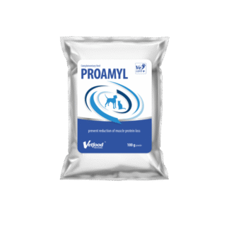 Белковая добавка Vetfood PROAMYL 100 г для истощенных, истощённых животных, страдающих пищевой аллергией