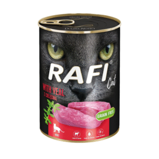 Dolina Noteci RAFI CAT CAN 400 G WITH TEAL-free grainfree wet food for cats