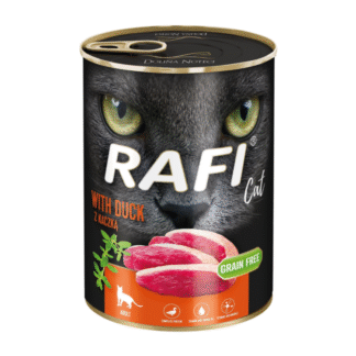 Dolina Noteci RAFI CAT CAN 400 G WITH DUCK беззерновой влажный корм для кошек