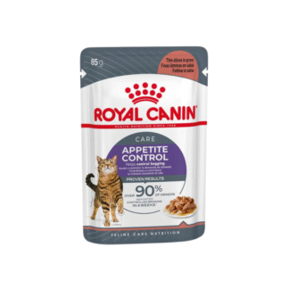 Royal Canin CAT FCN APPETITE CONTROL IN SAUCE 85G POUCE корм для кошек, которые постоянно просят еду