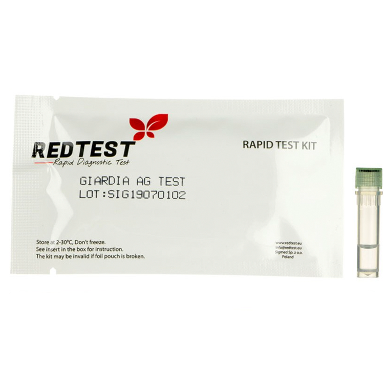 Sigmed Redtest БЫСТРЫЙ ДИАГНОСТИЧЕСКИЙ ТЕСТ НА ЛЯМБЛИЮ (1 тест)