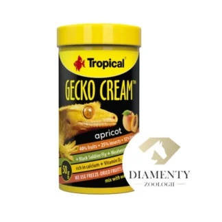 Тропический крем GECKO CREAM ABRICOT 100 мл (50 г) абрикосовый корм для гекконов