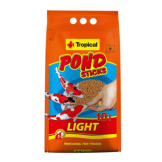 Тропические палочки для пруда легкие, пакет 10 л (1,1 кг), корм для рыб, плавающие палочки для садовых прудов