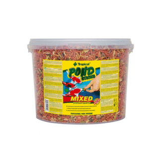 Тропические палочки для пруда, смешанные, ведро 11 л (900 г), корм для рыб, плавающие палочки для садовых прудов и прудов