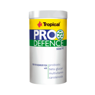 Тропический корм PRO DEFENCE РАЗМЕР M ГРАНУЛЫ 250 МЛ (110 Г) с пробиотиками для рыб