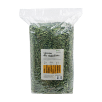 Сено Tivo для грибоедов 0,5 кг зеленое, срезанное, вкусное сено для кроликов и грызунов