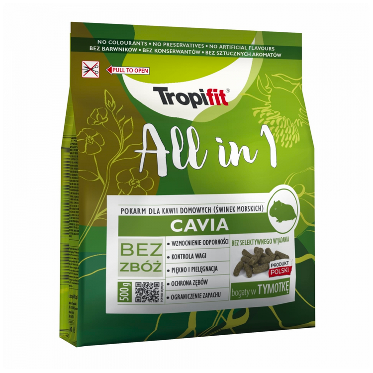 Tropifit ALL IN 1 CAVIA 500 г беззерновой корм для морских свинок