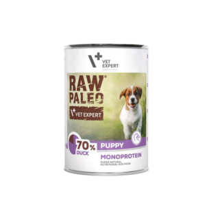 Vet Expert RAW PALEO PUPPY DOG DUCK 400 г влажный корм с уткой для щенков