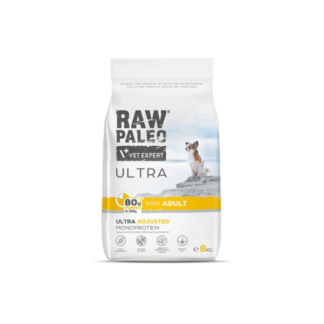 Vet Expert RAW PALEO ULTRA DOG ADULT MINI TURKEY сухой корм с индейкой для взрослых собак мелких пород